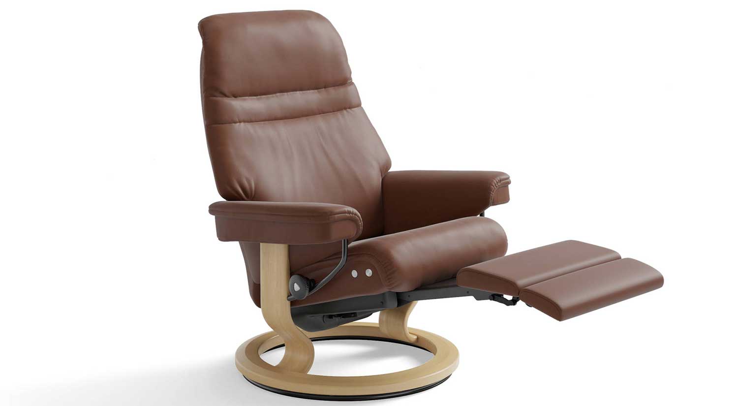 Sunrise Stressless Recliner with Leg Comfort