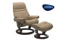 Sunrise Stressless Chair and Ottoman