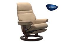 Sunrise Stressless Recliner with Power Leg & Back