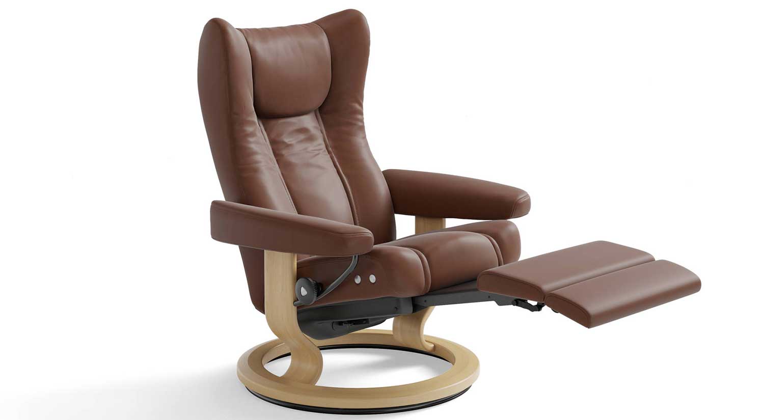 Wing Stressless Recliner with Leg Comfort