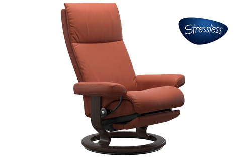 Aura Stressless Recliner with Power Leg & Back