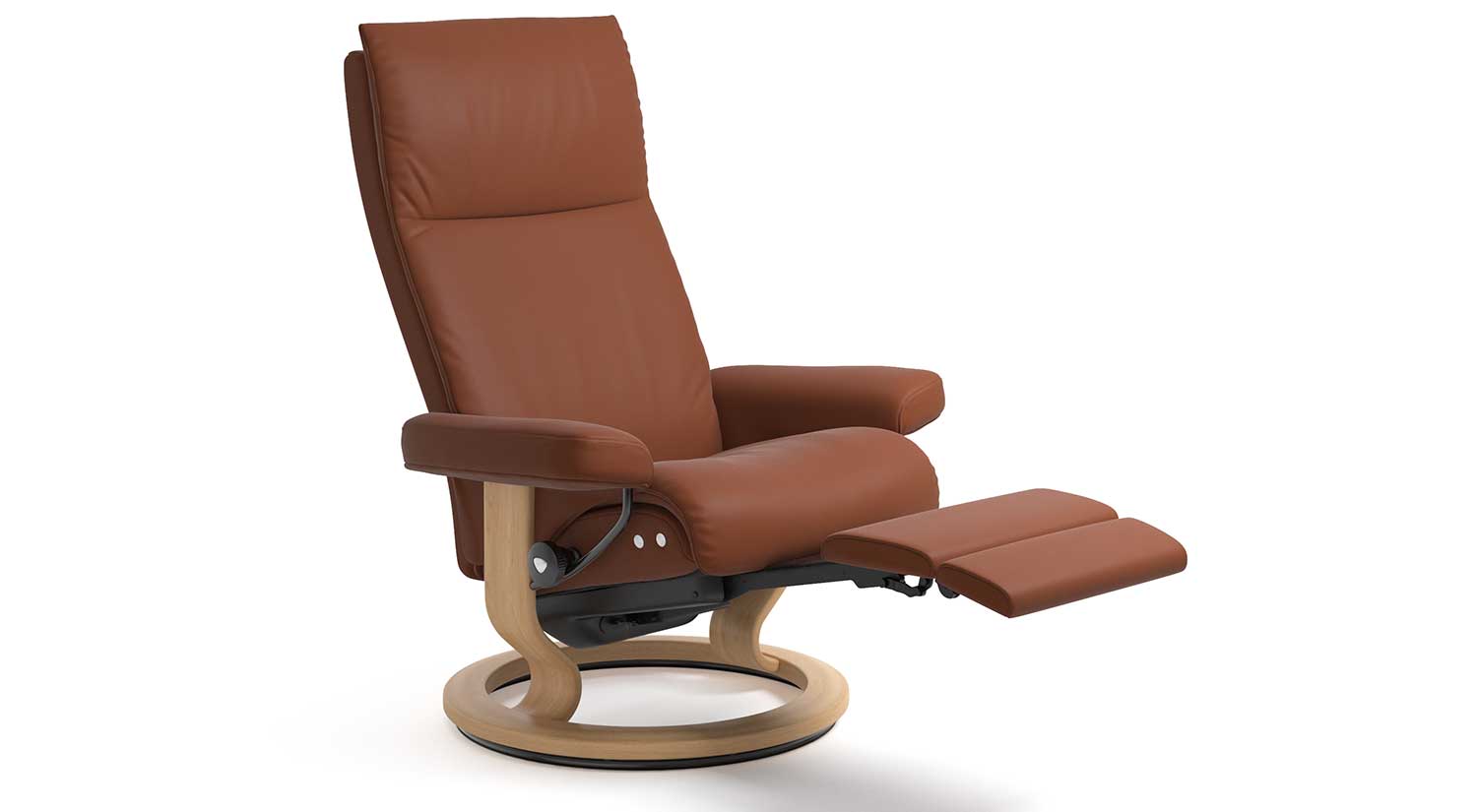 Aura Stressless Recliner with Leg Comfort
