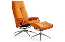 City Stressless Highback Chair and Ottoman