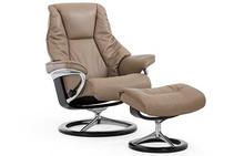 Live Stressless Chair and Ottoman Signature