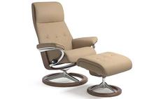 Sky Stressless Chair and Ottoman Signature