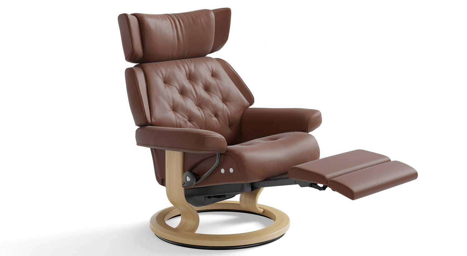 Skyline Stressless Recliner with Leg Comfort
