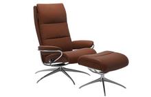 Tokyo Stressless Highback Chair and Ottoman