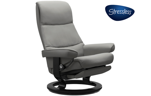 View Stressless Recliner with Power Leg & Back