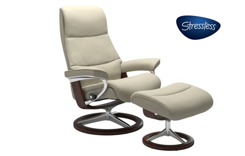 View Stressless Chair and Ottoman Signature