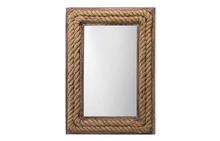 Rectangle Jute Mirror