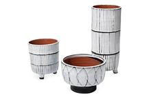 Striae Vases Set of Three