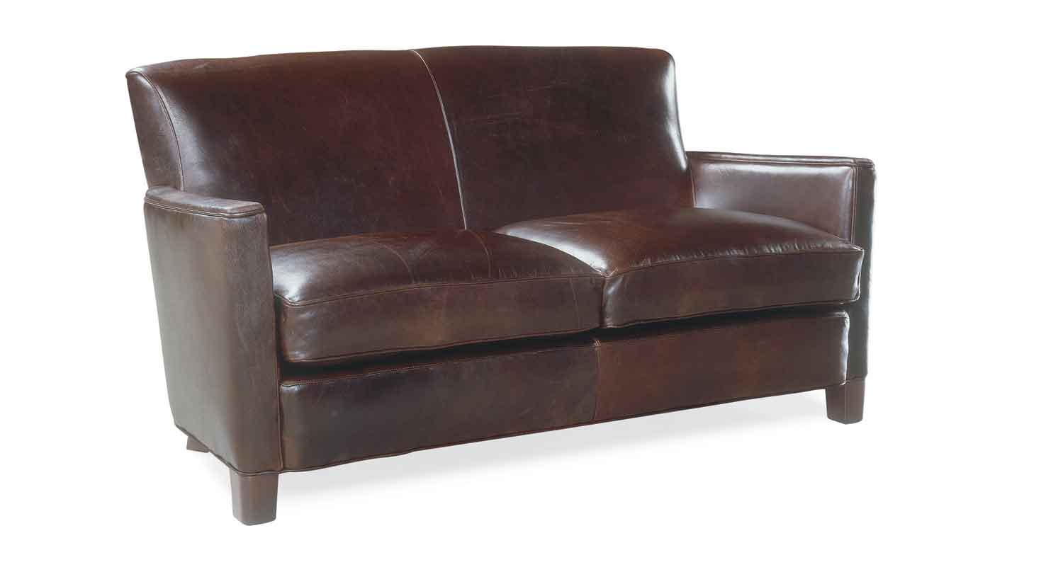 T Leather Loveseat Living Sofas Lee Industries Circle Furniture