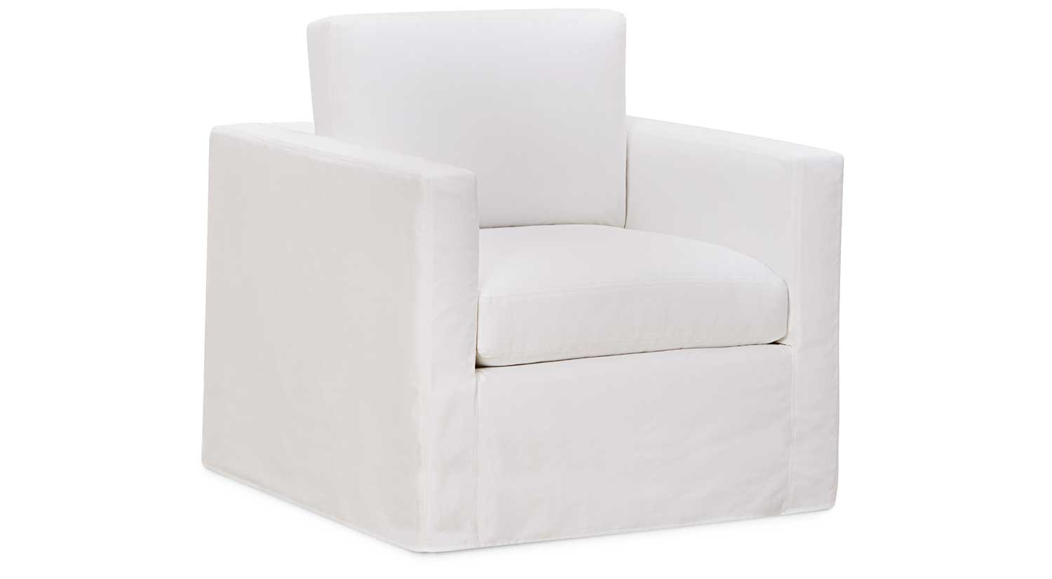 Circle Furniture Monica Swivel Glider Slipcovered Chairs Living Chairs Monica Slipcovered Swivel Glider