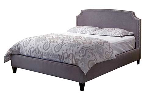 Upholstered Low Footboard Bed