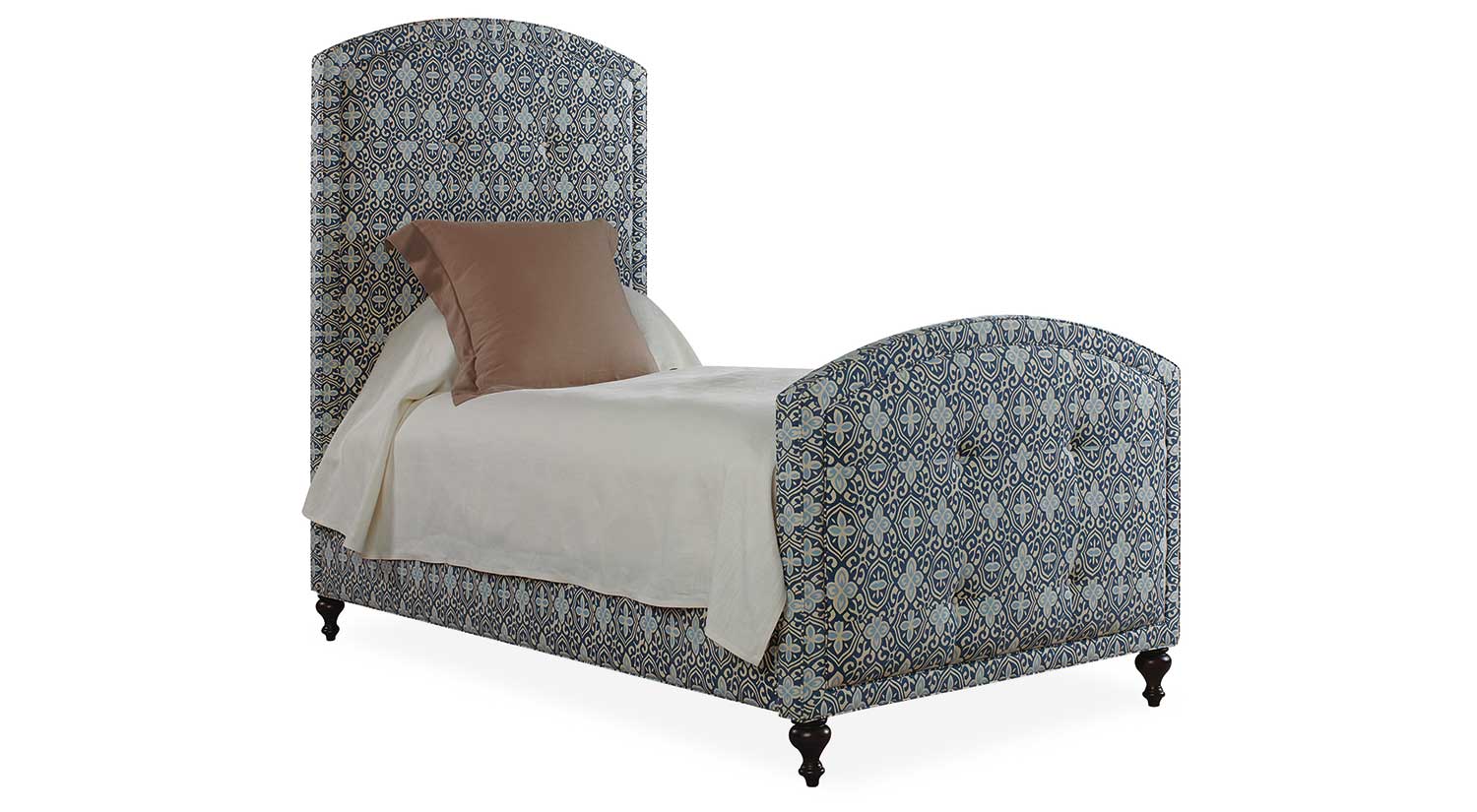 Upholstered Twin Bed Pink Upholstered Twin Bed Pink