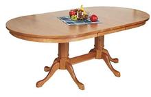 Cabriole Double Pedestal Table