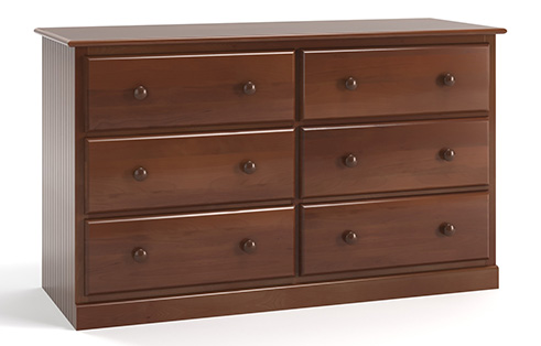 Cottage 6 Drawer Dressers by Revolution Furnishings