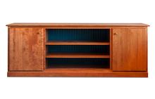 Create Your Own Media Cabinet - Bullnose Style in Nutmeg
