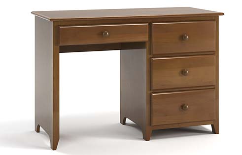 Shaker 4 Drawer Desk by Revolution Furnishings