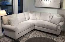 Bayside Sectional in Tennyson Zinc
