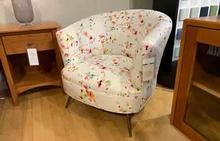 Greta Chair in Kabloom Magenta by CR Laine