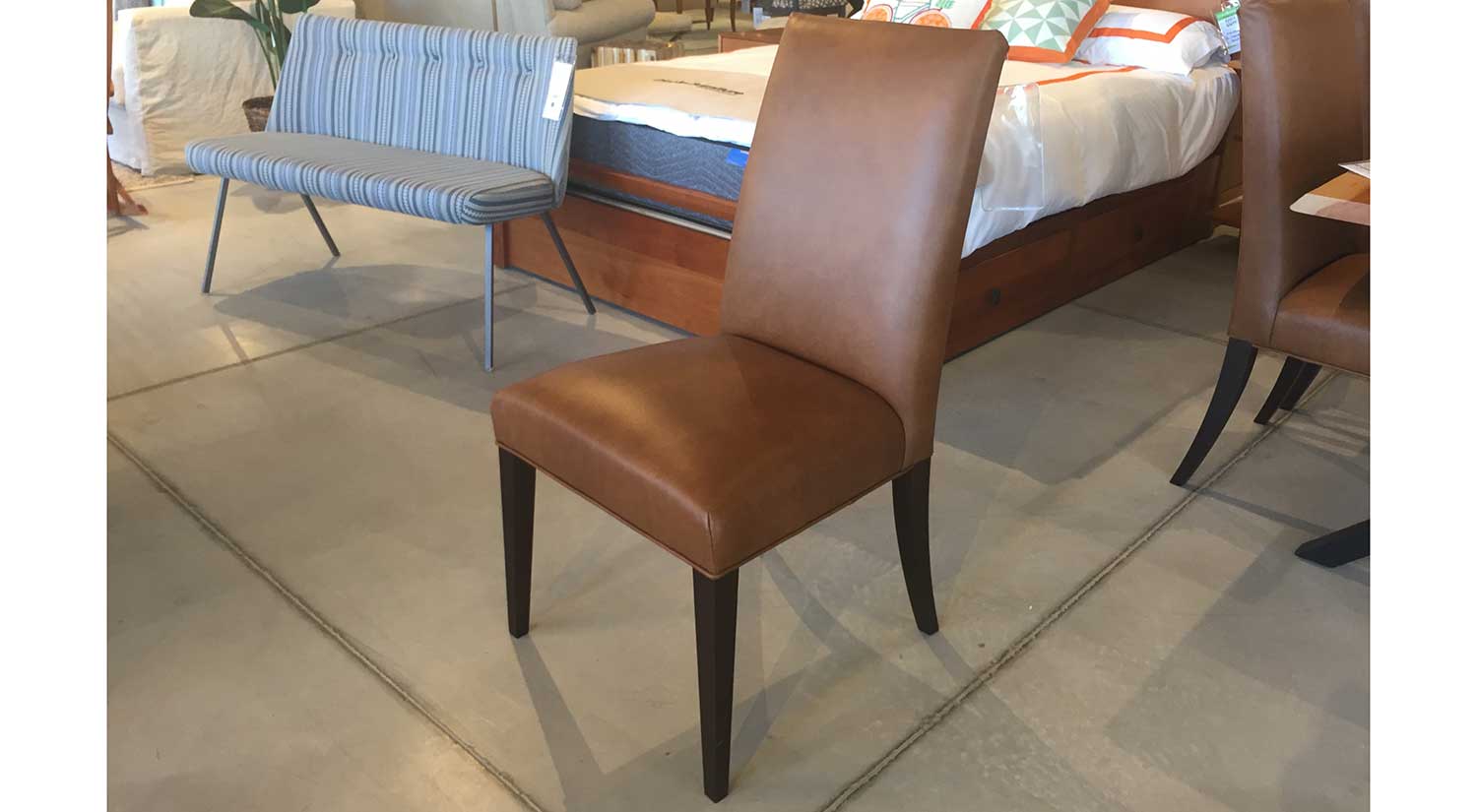 Beau Leather Side Chair