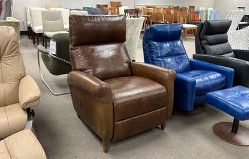 Adley Comfort Recliner in Mont Blanc Java