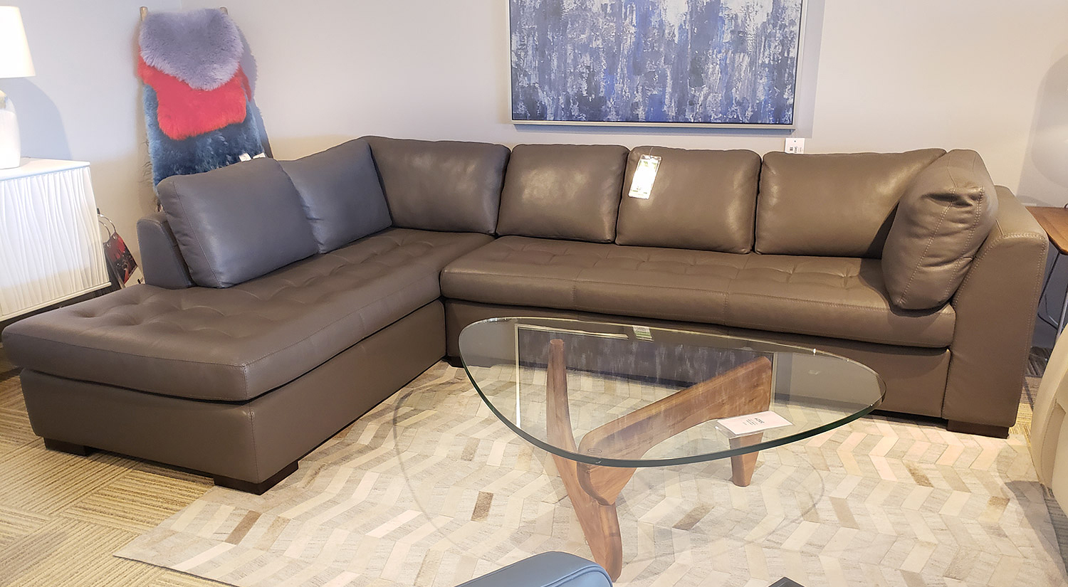 Astoria Sectional in Charcoal