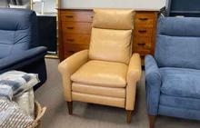 Burke Re-Invented XT Recliner in Butterscotch by American Leather