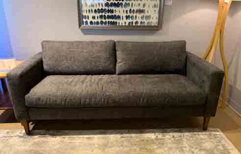 Personalize Collection Sofa with Grand Track Arm in Aster Charcoal