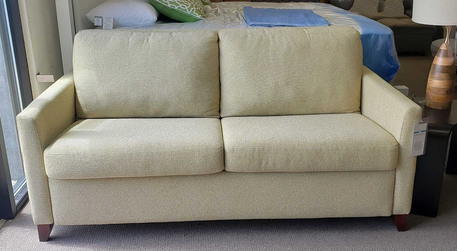 Harris Queen Comfort Sleeper in Citron