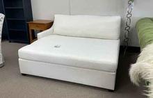 Perry Double One Arm Chaise in Snow