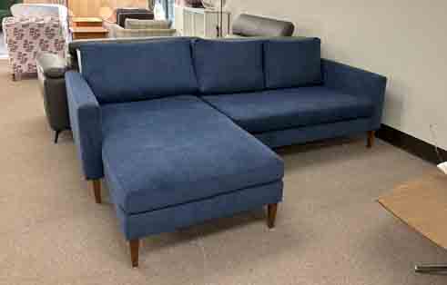 Personalize Collection Sectional with Grand Track Arm in Gowan Uniform