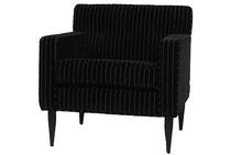 Quincy Chair in Pinstripe