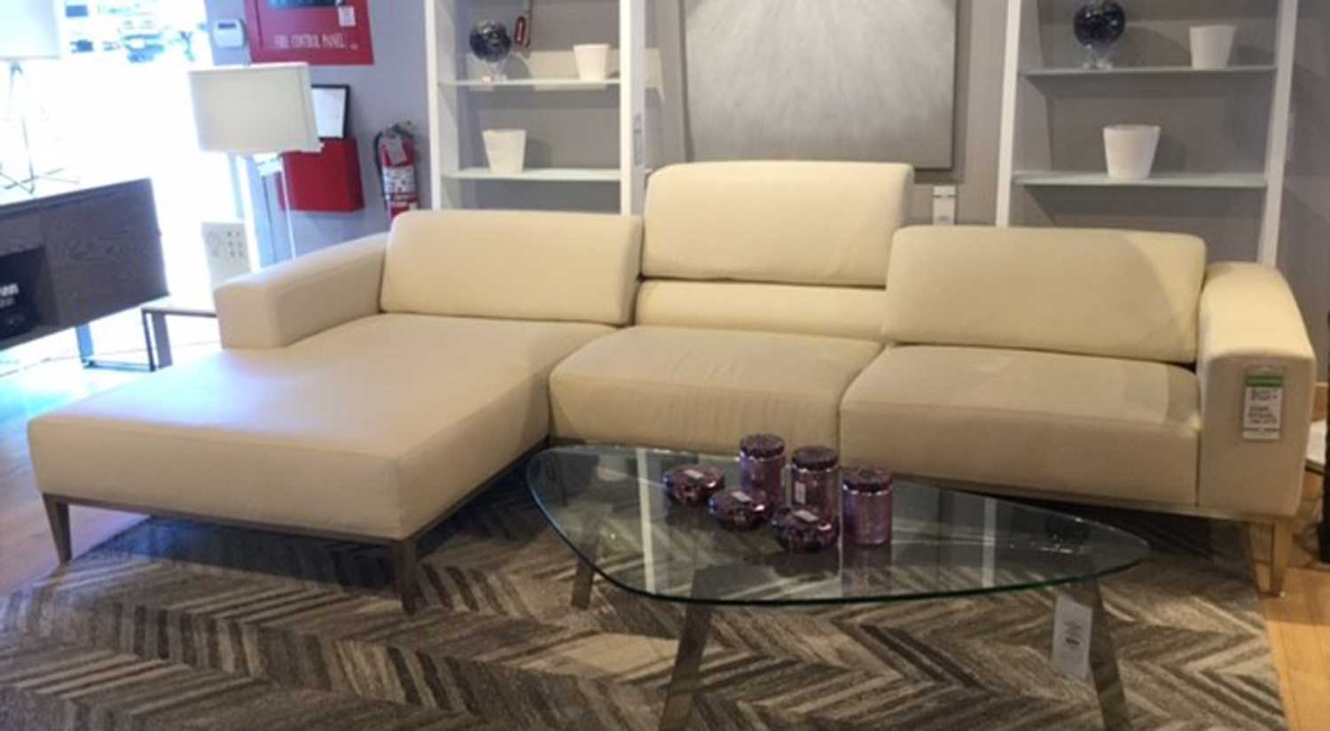 Ryker Sectional in Cream