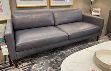 Personalize Collection Sofa with Petite Track Arm in Haven Smoke