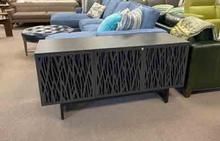 Elements 3 Door Media Console in Charcoal