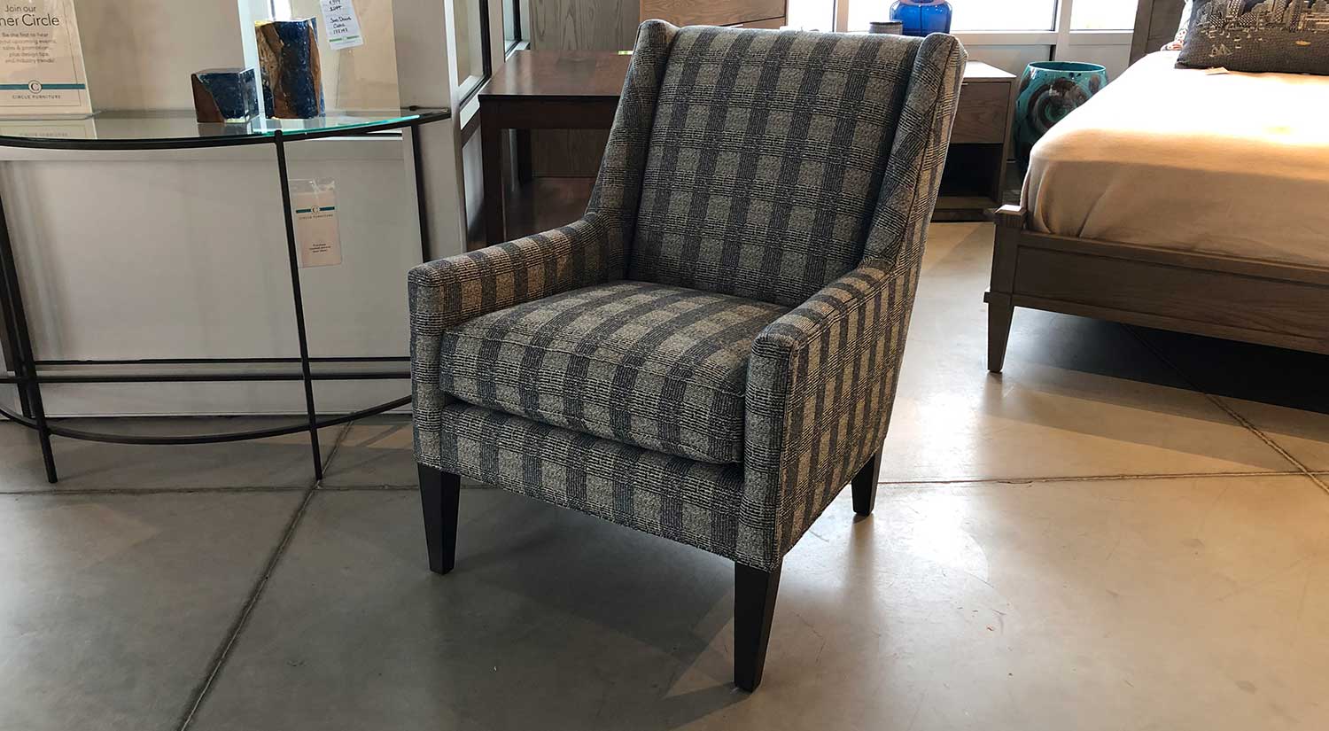Agassiz Chair in Navy