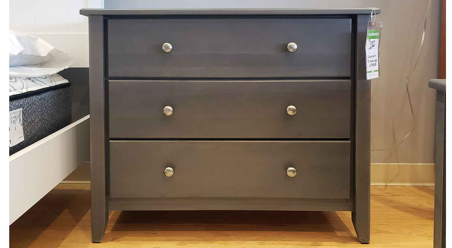 Rossport 3 Drawer Chest in Storm