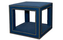 Tempo End Table in Navy