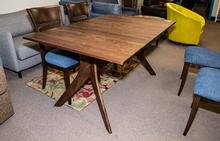 Audrey Extension Table in Natural Walnut- 38x60 opens to 84