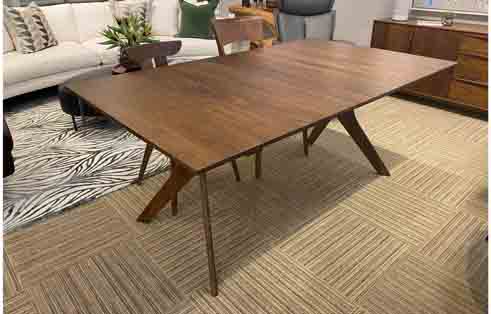 Audrey Extension Table in Natural Walnut