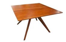 Catalina Extension Dining Table 48x48 in Autumn Cherry