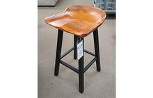 Tractor Seat Counter Stool in Natural Cherry