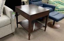 Ava Side Table with Shelf in Classic Derby Cherry