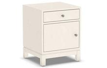 Gerard Door & Drawer Nightstand in Glazed Parchment