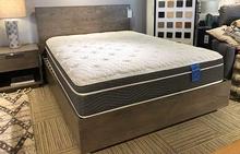 Tara Queen Bed in Ash Flannel Grey