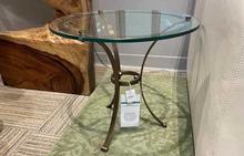 Two Toned Small Round Table