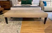 Lee Ottoman in Linen