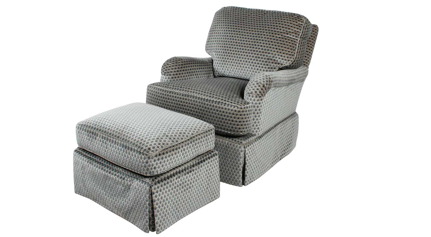 Angie Swivel Glider and Ottoman